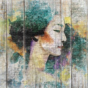 geisha profil street art